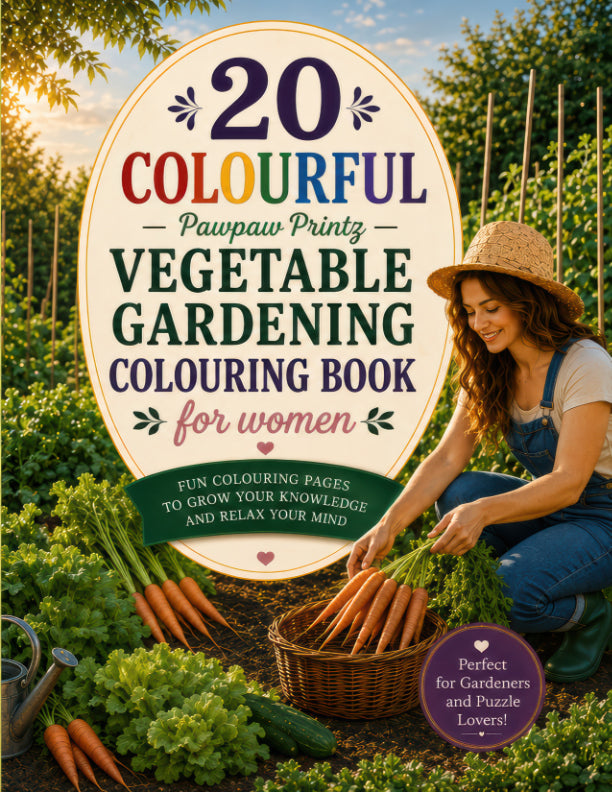 Your Vegetable Gardening for Women Colouring Book