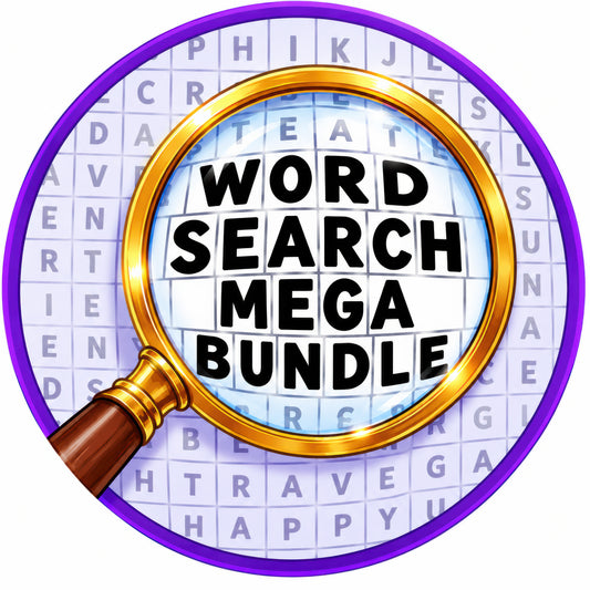Your Complete Pawpaw Printz Word Search Bundle Digital