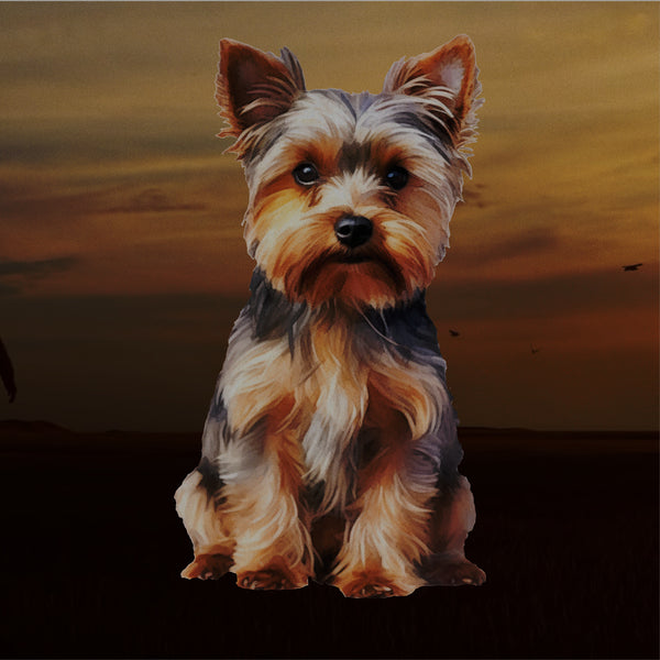 Yorkshire Terrier Overlay Poster Print