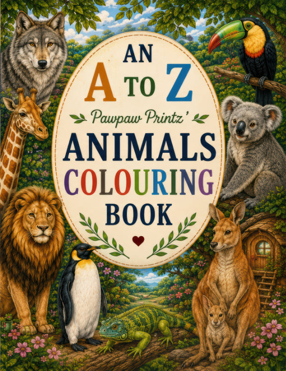 Your A to Z Animals Colouring Book