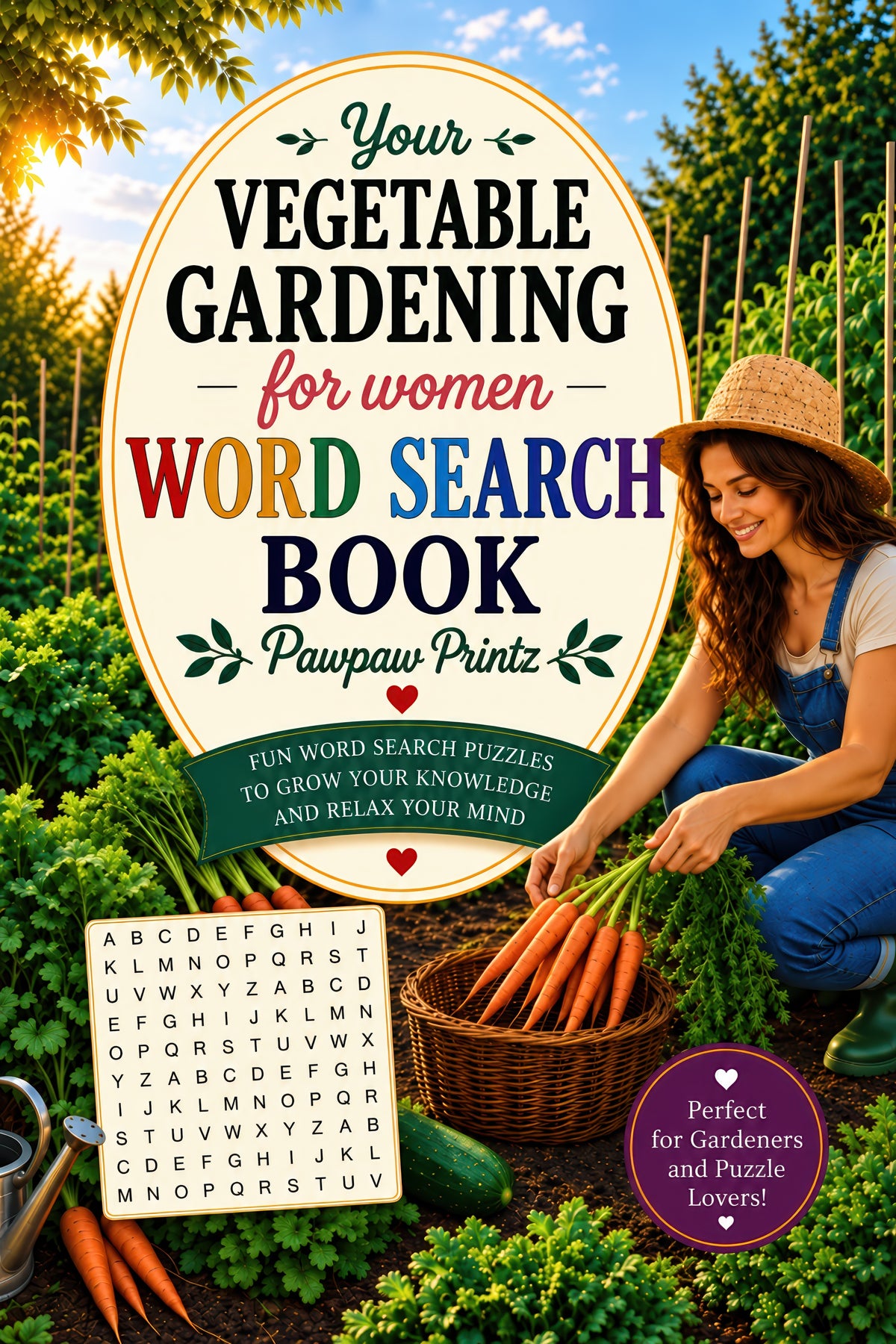 Your Vegetable Gardening for Women Word Search Book