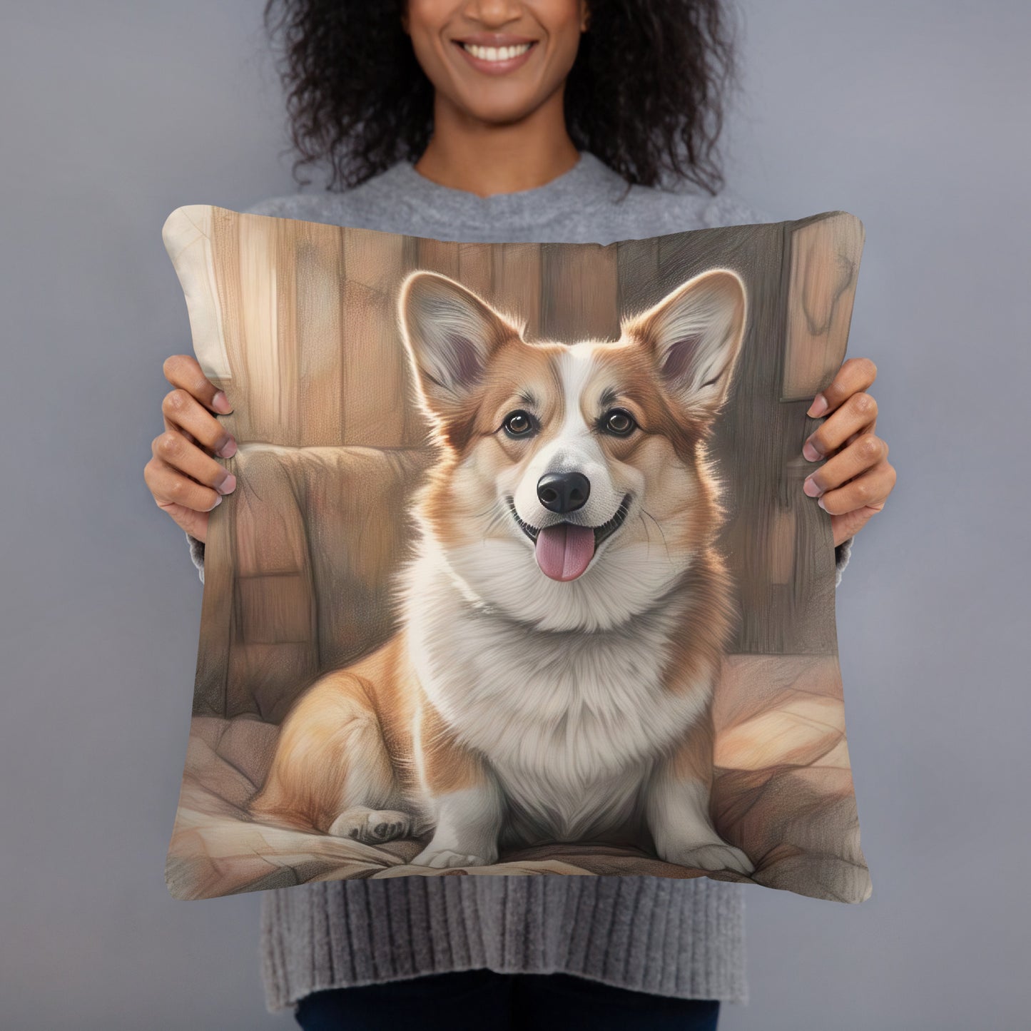 Corgi Basic Pillow