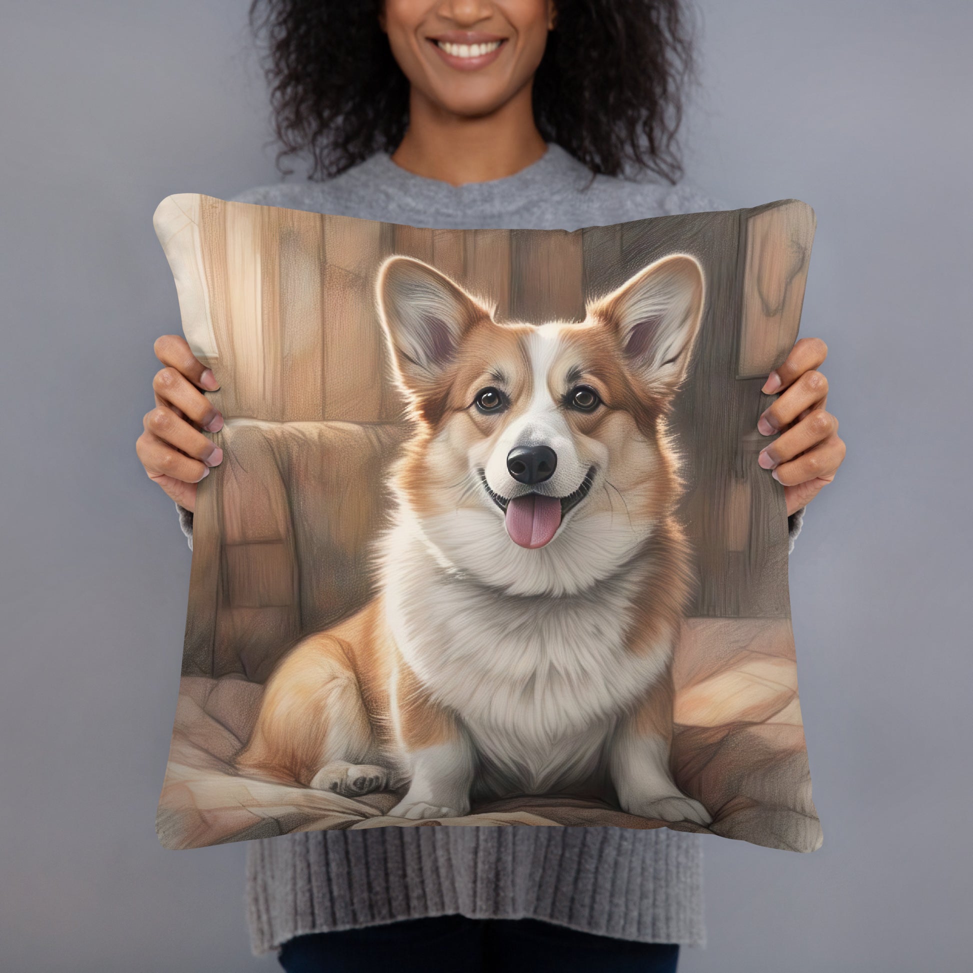 Corgi Basic Pillow
