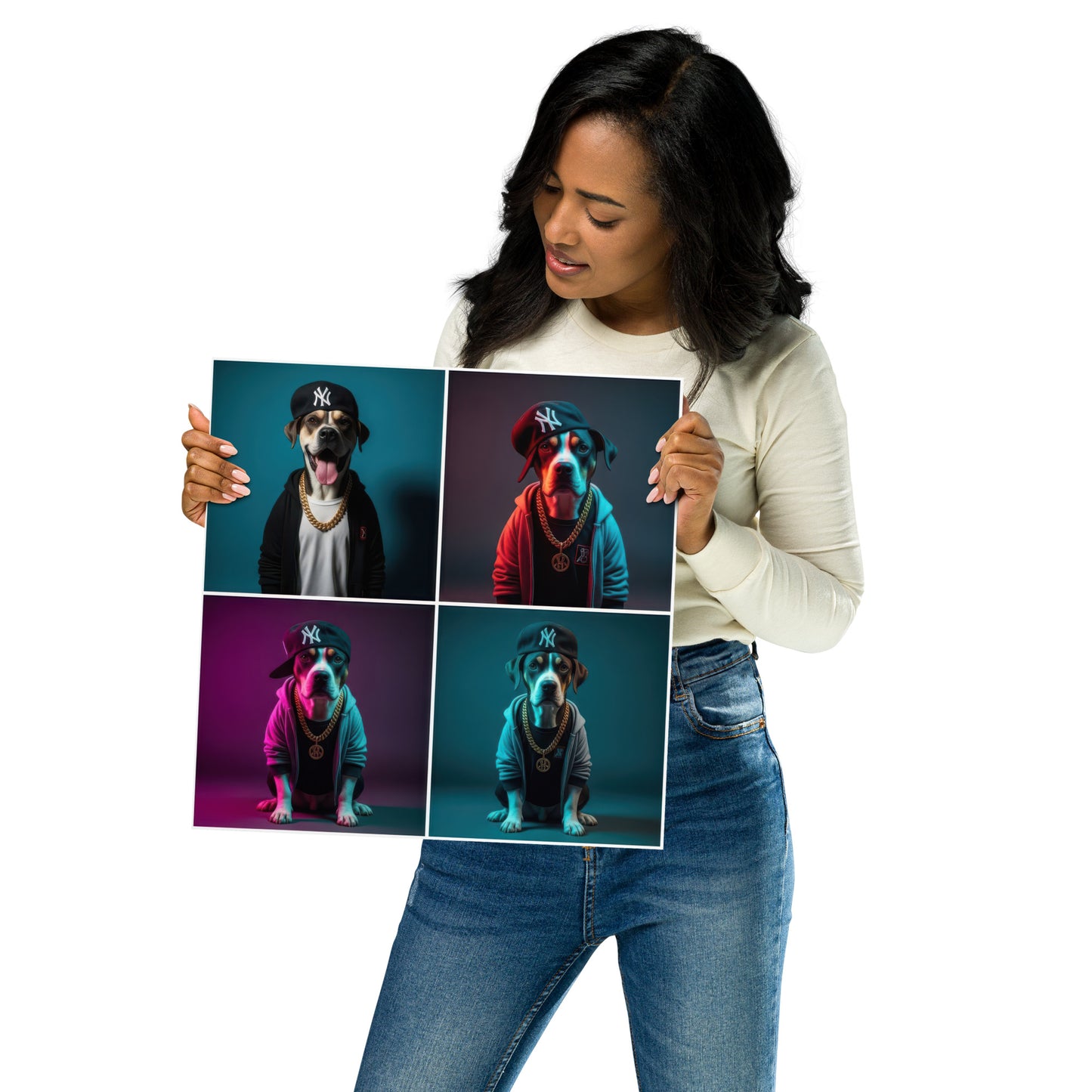 NY Montage Poster Print