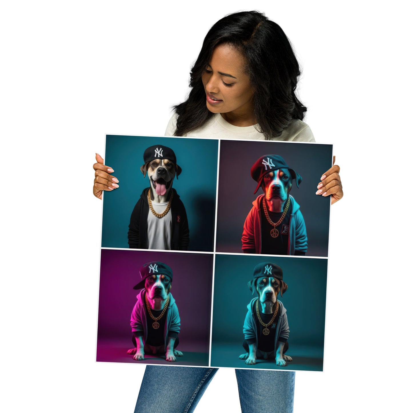 NY Montage Poster Print