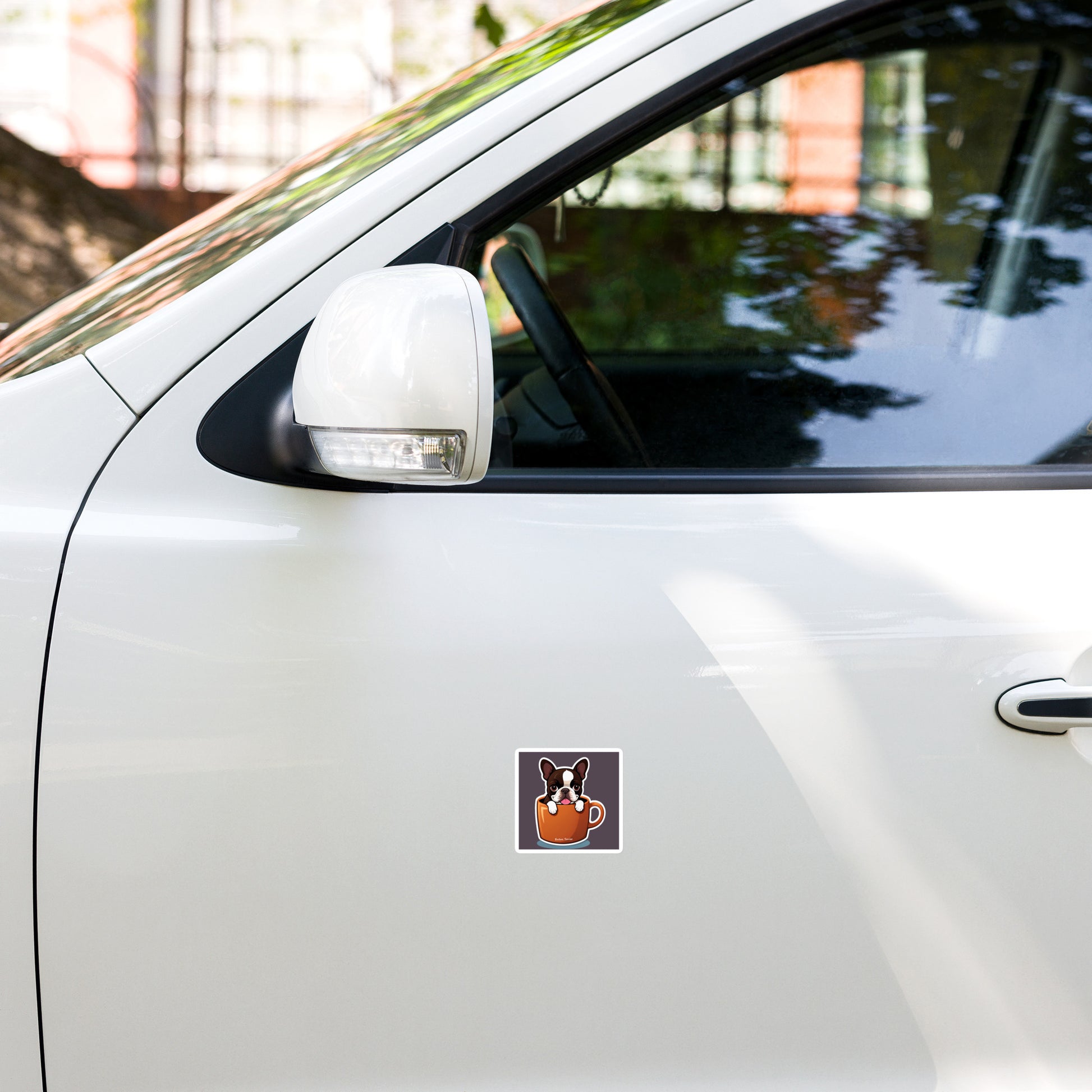 Boston Terrier Bubble-free stickers