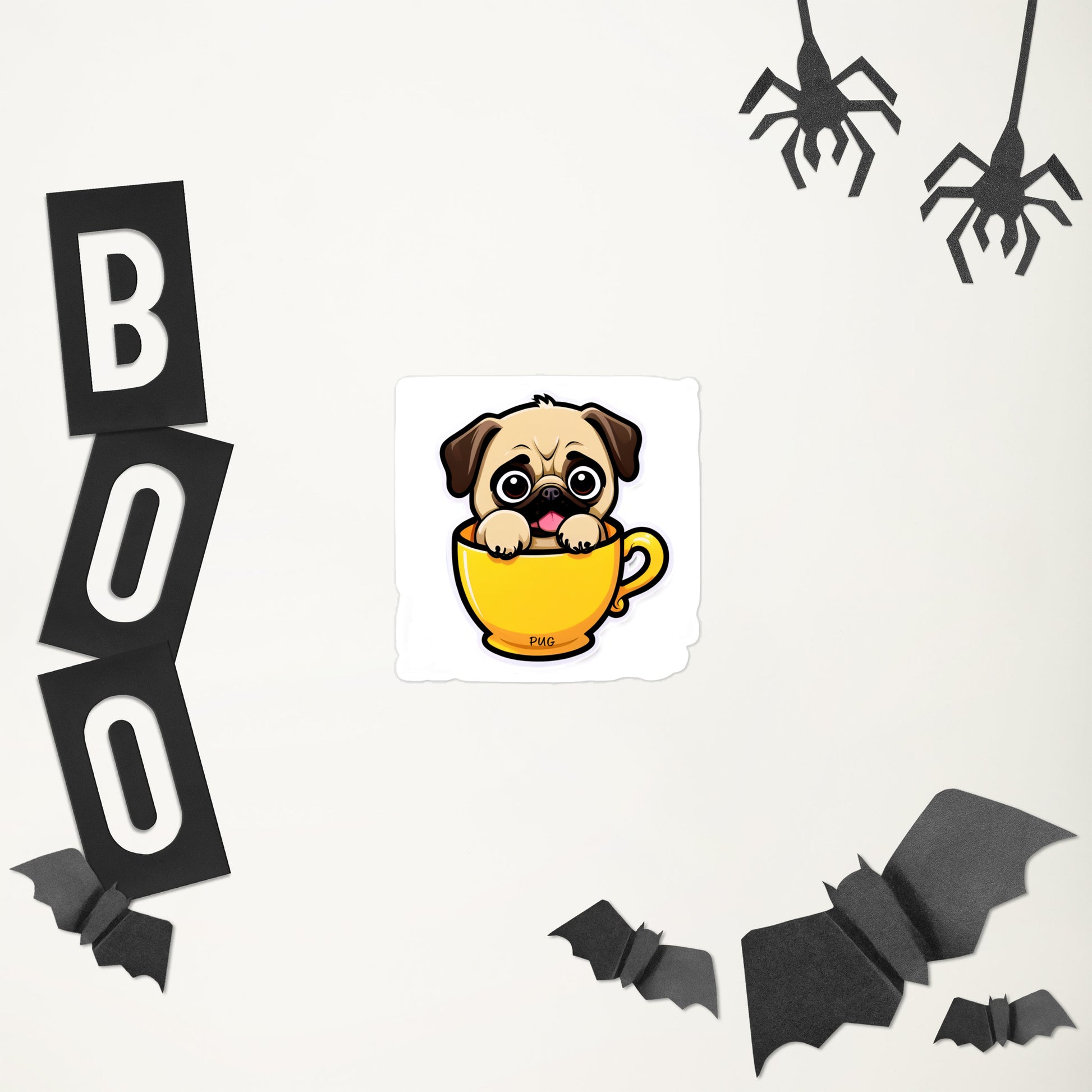 Pug Bubble-free sticker