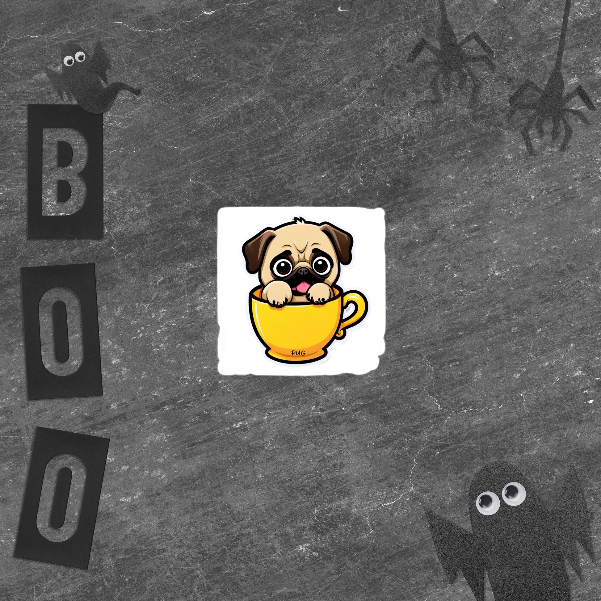 Pug Bubble-free sticker