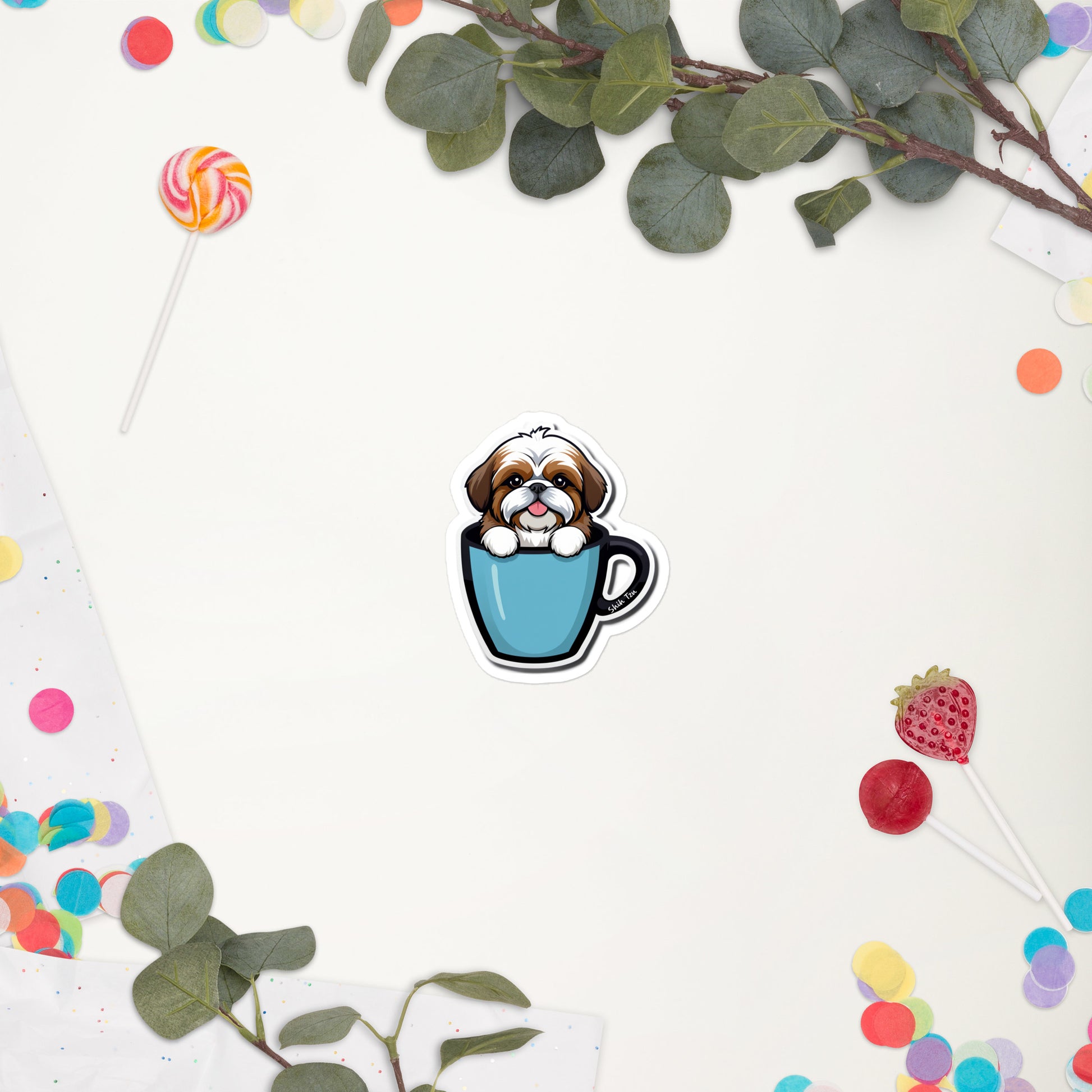 Shih Tzu Bubble-free sticker