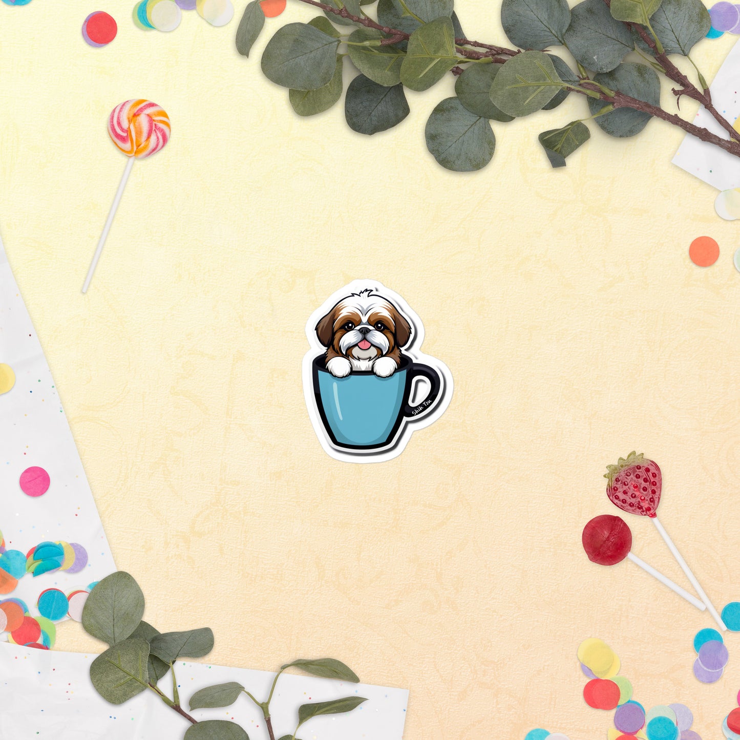 Shih Tzu Bubble-free sticker