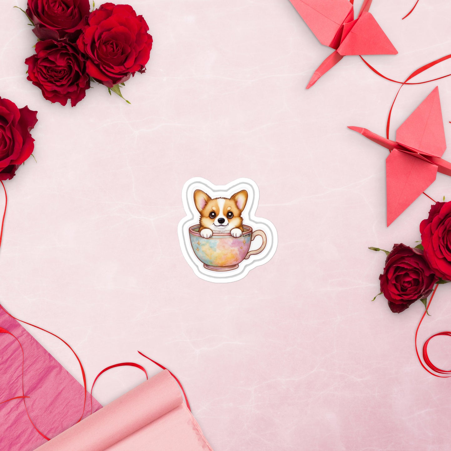Corgi Bubble-free sticker