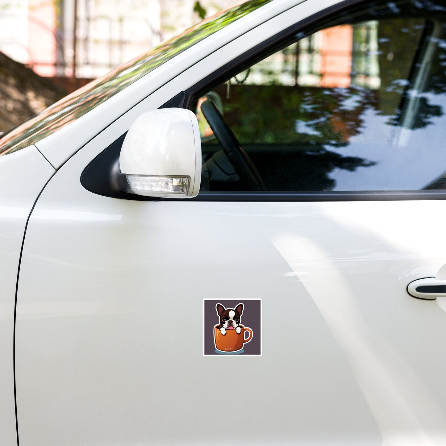 Boston Terrier Bubble-free stickers