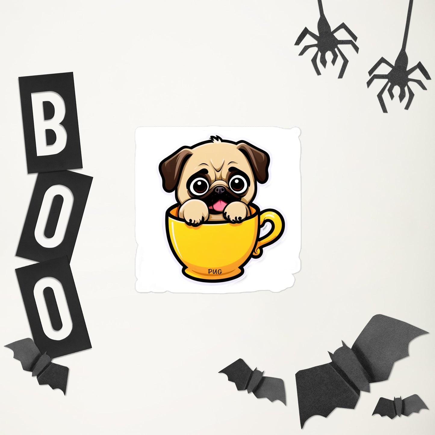 Pug Bubble-free sticker