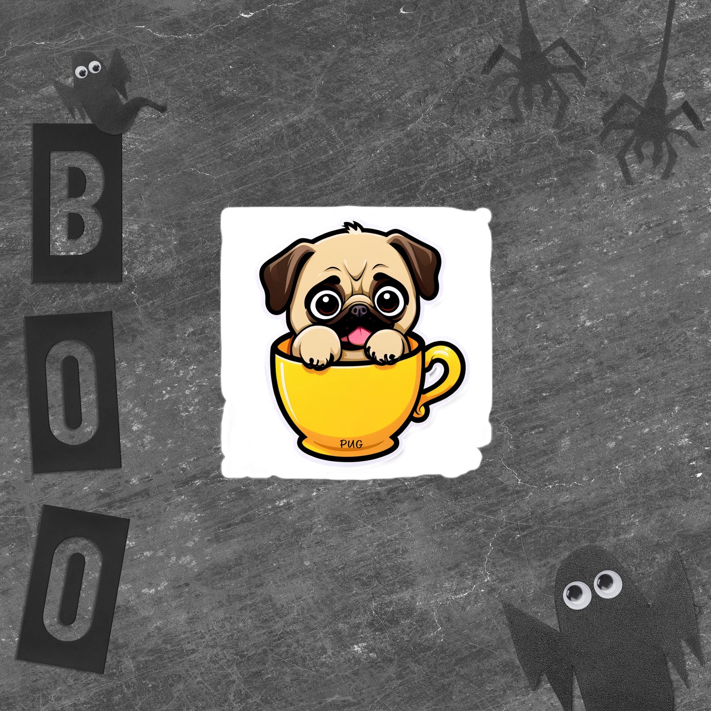 Pug Bubble-free sticker