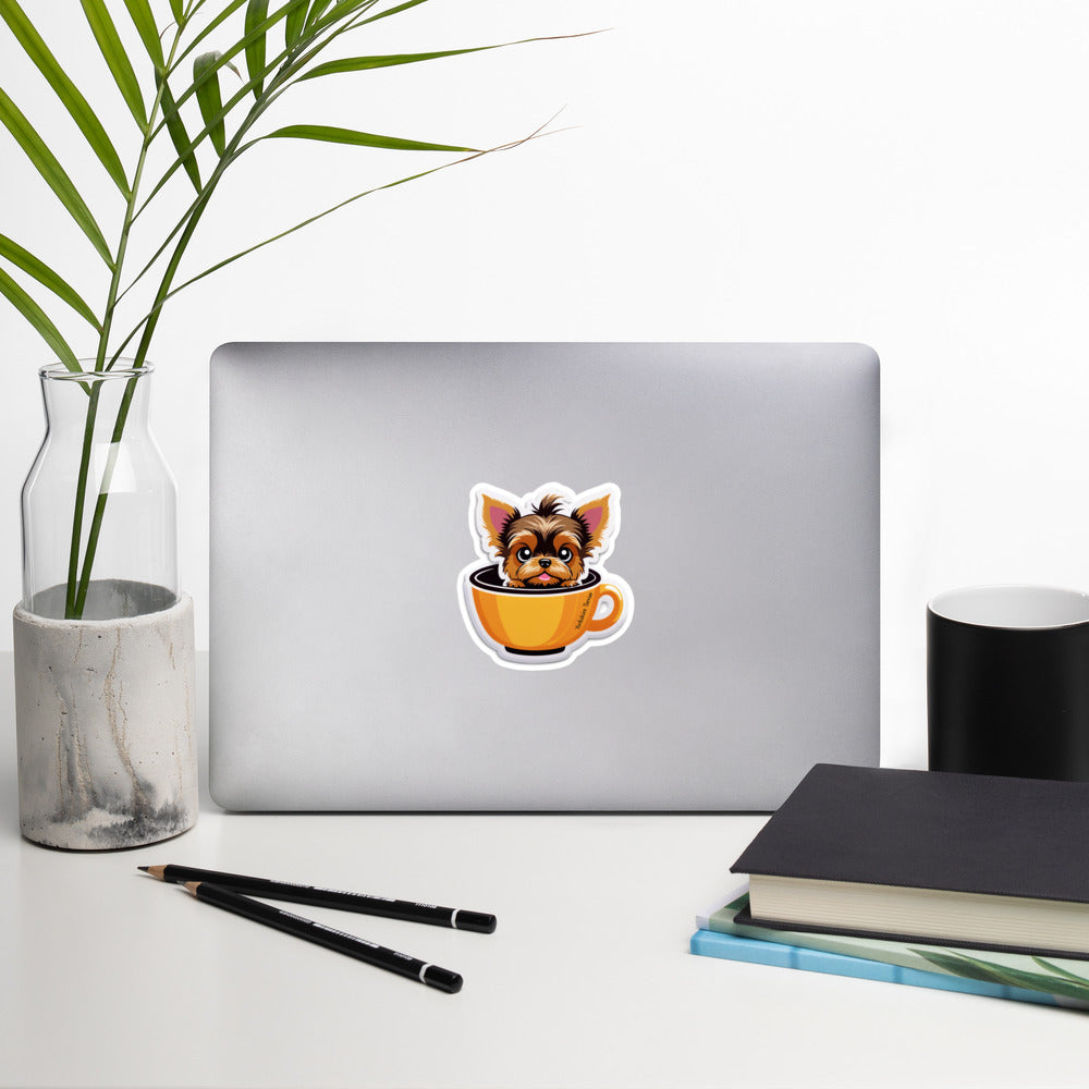 Yorkshire Terrier Bubble-free sticker