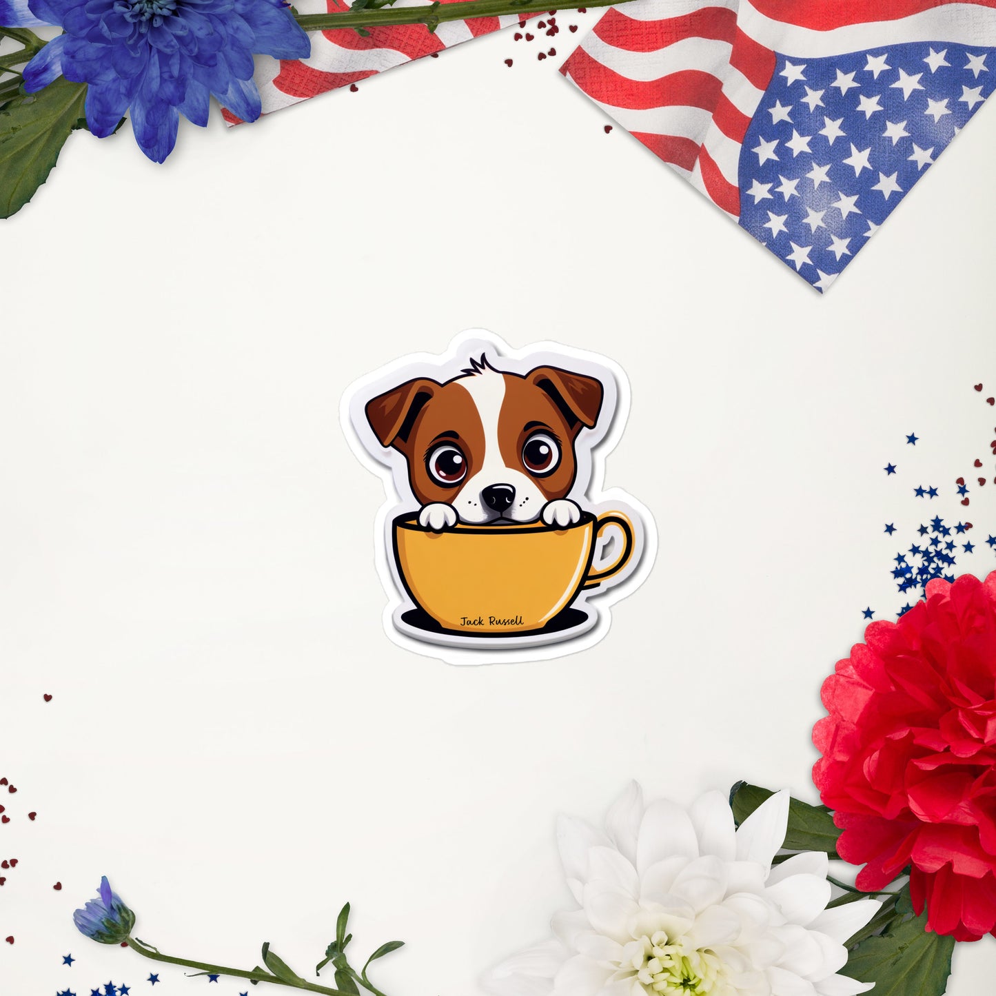 Jack Russell Bubble-free sticker