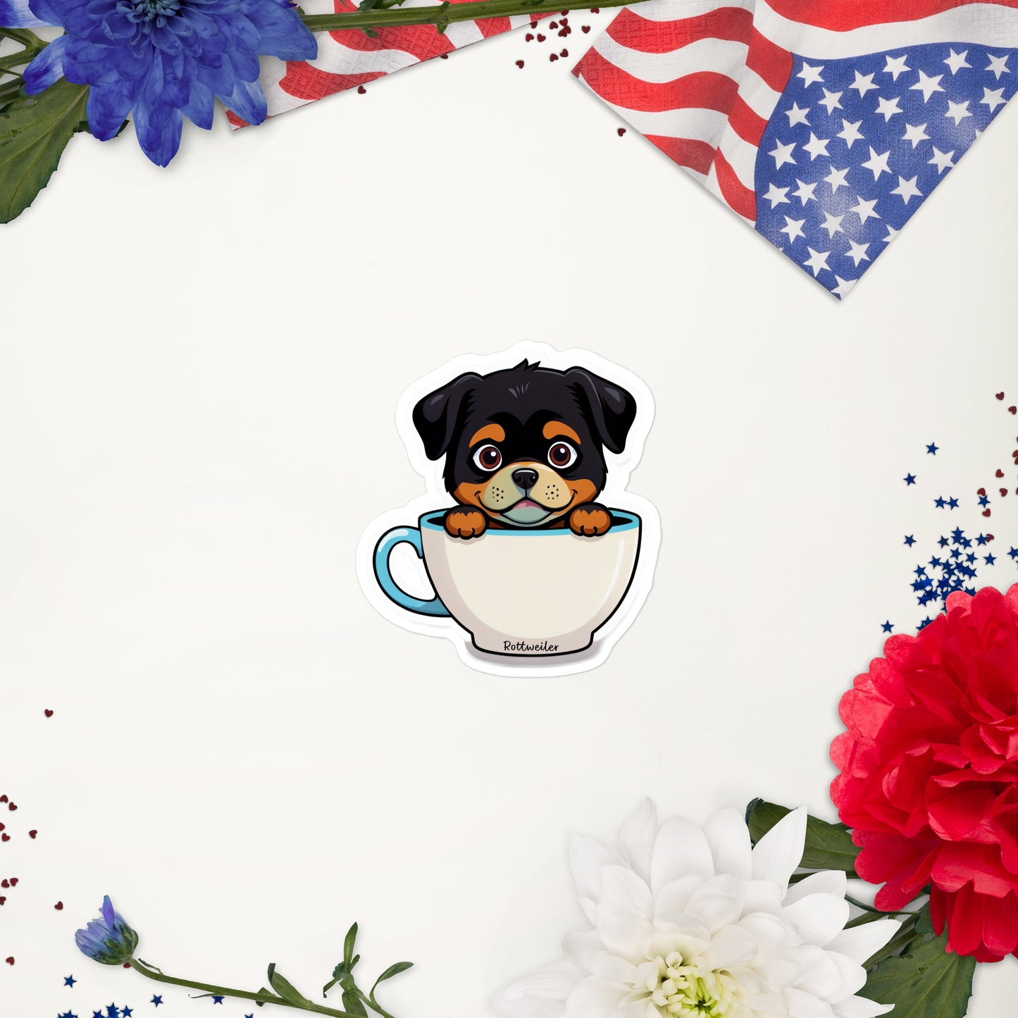 Rottweiler Bubble-free sticker