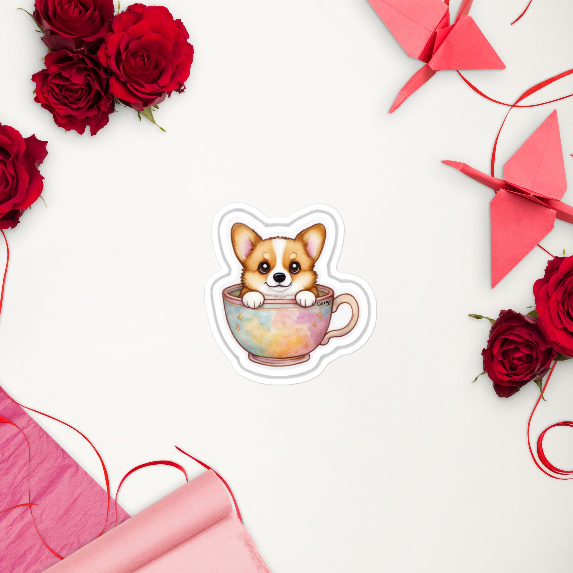 Corgi Bubble-free sticker