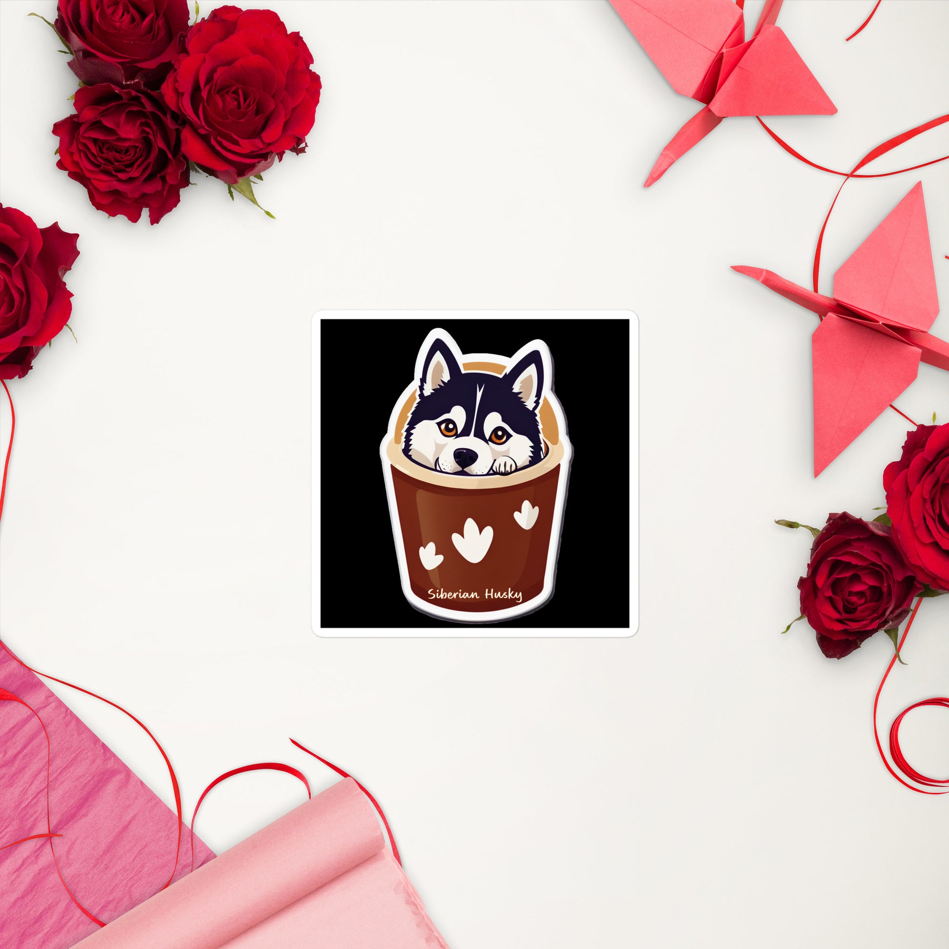 Siberian Husky Bubble-free sticker