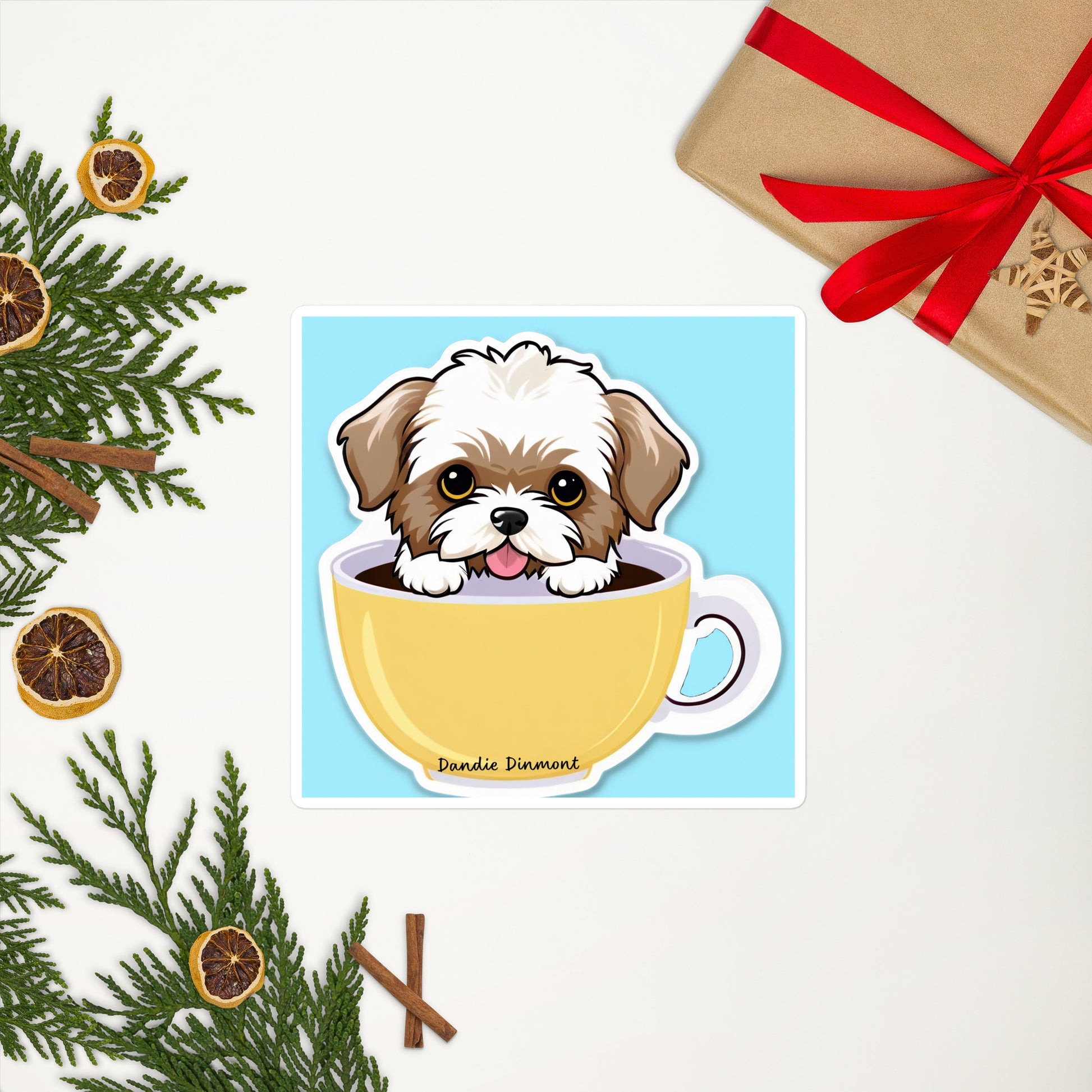 Dandie Dinmont Bubble-free stickers