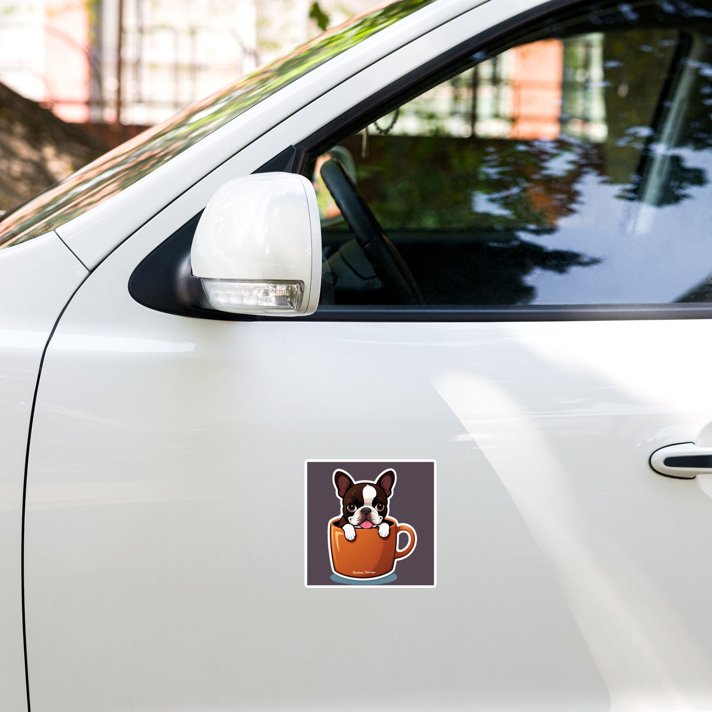 Boston Terrier Bubble-free stickers