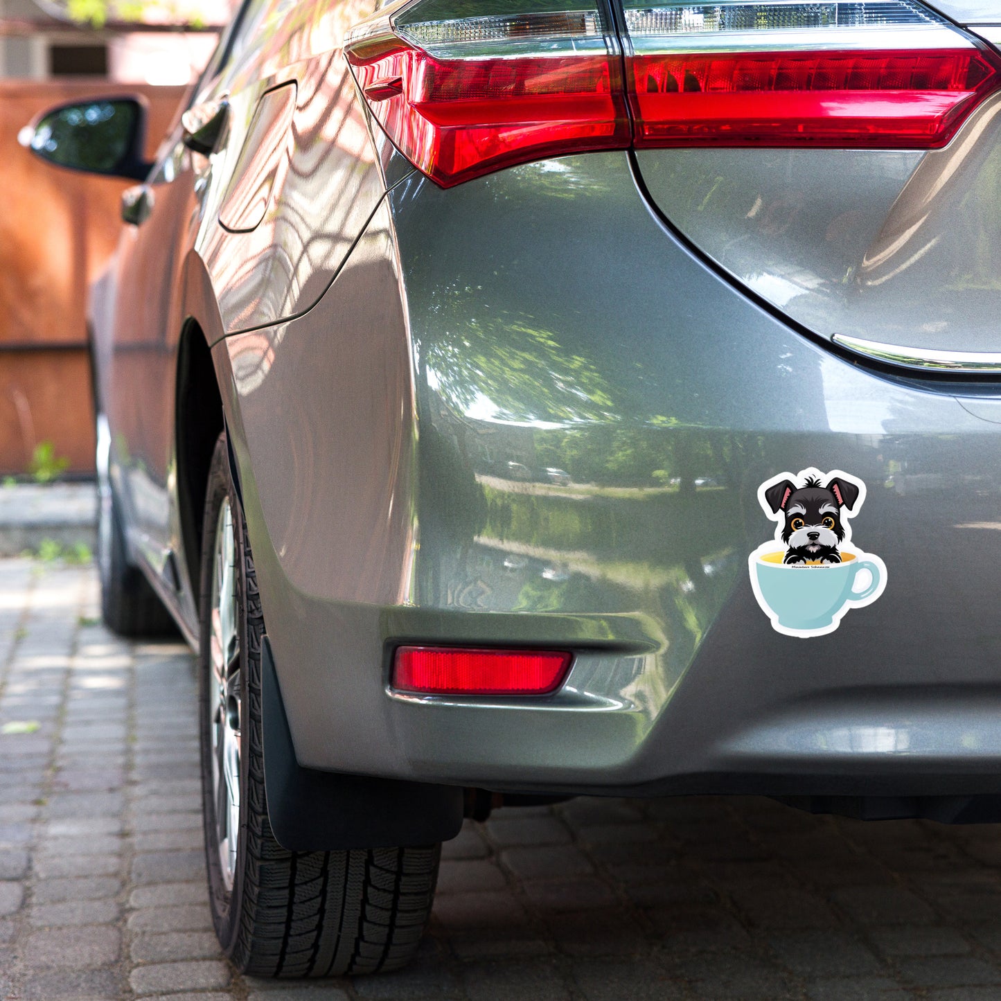 Miniature Schnauzer Bubble-free sticker