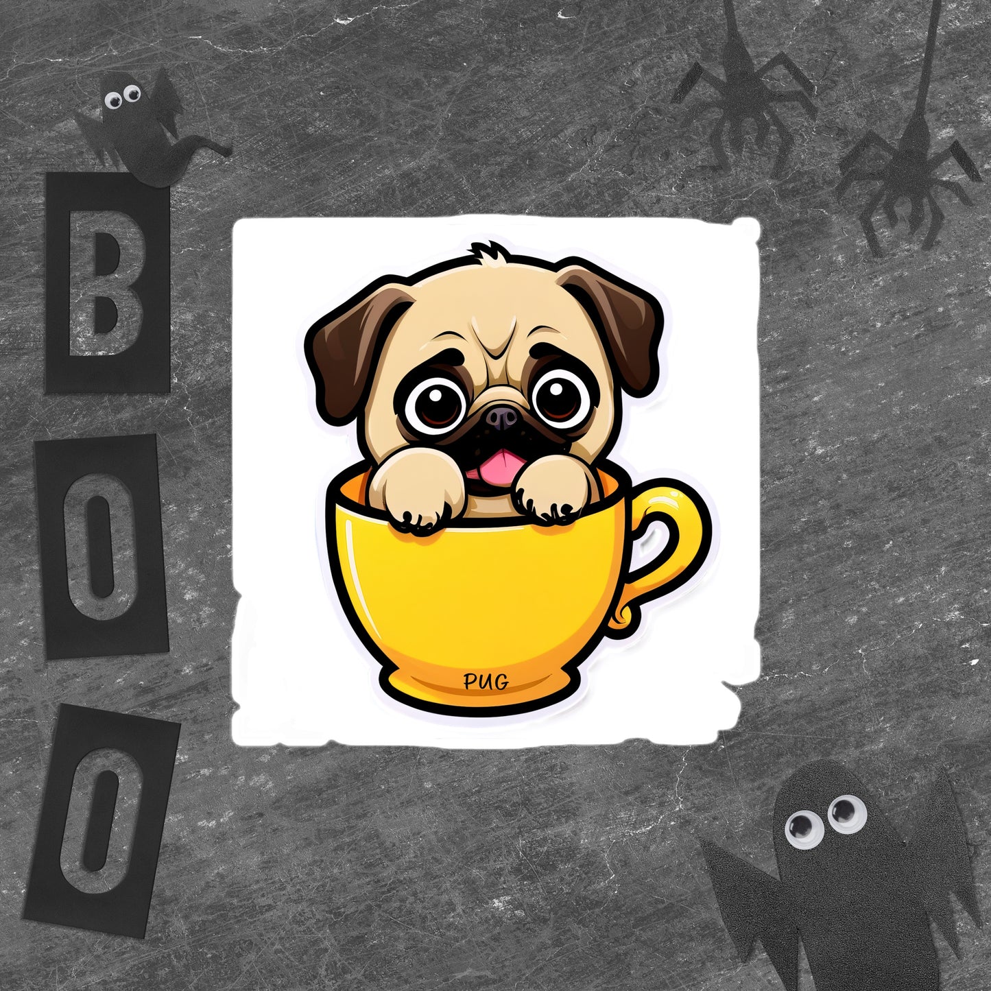 Pug Bubble-free sticker