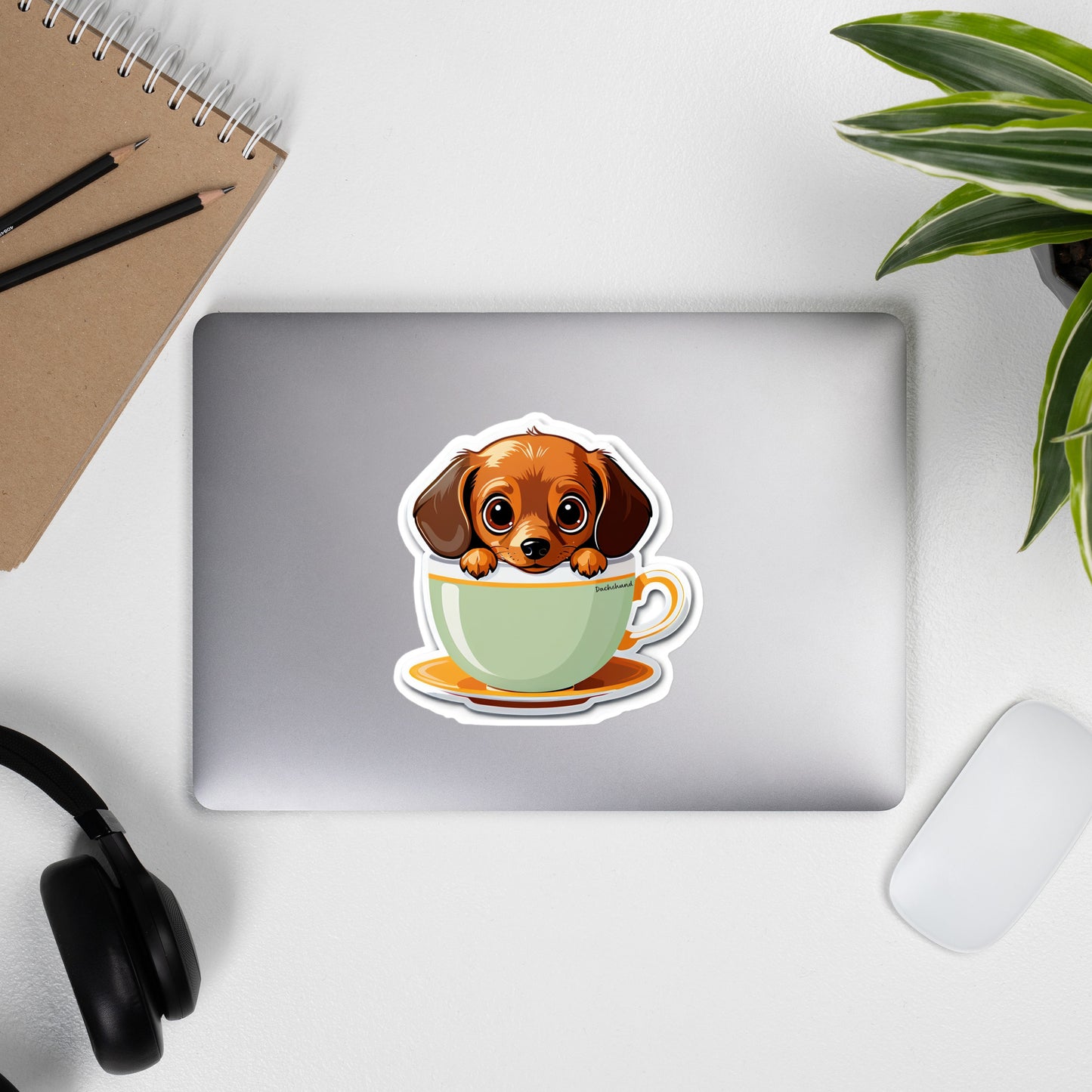 Dachshund Bubble-free stickerv