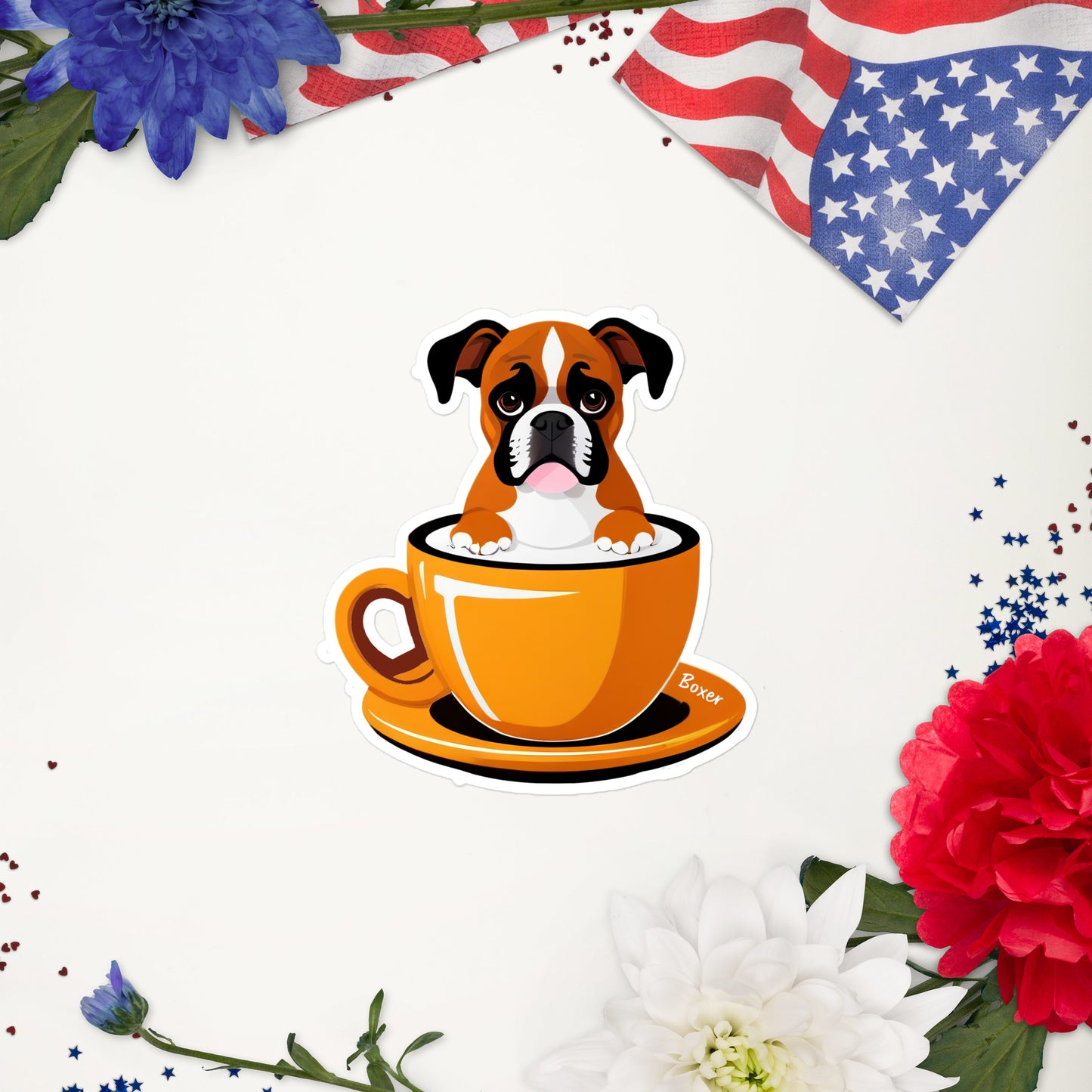 Boxer Bubble-free stickers