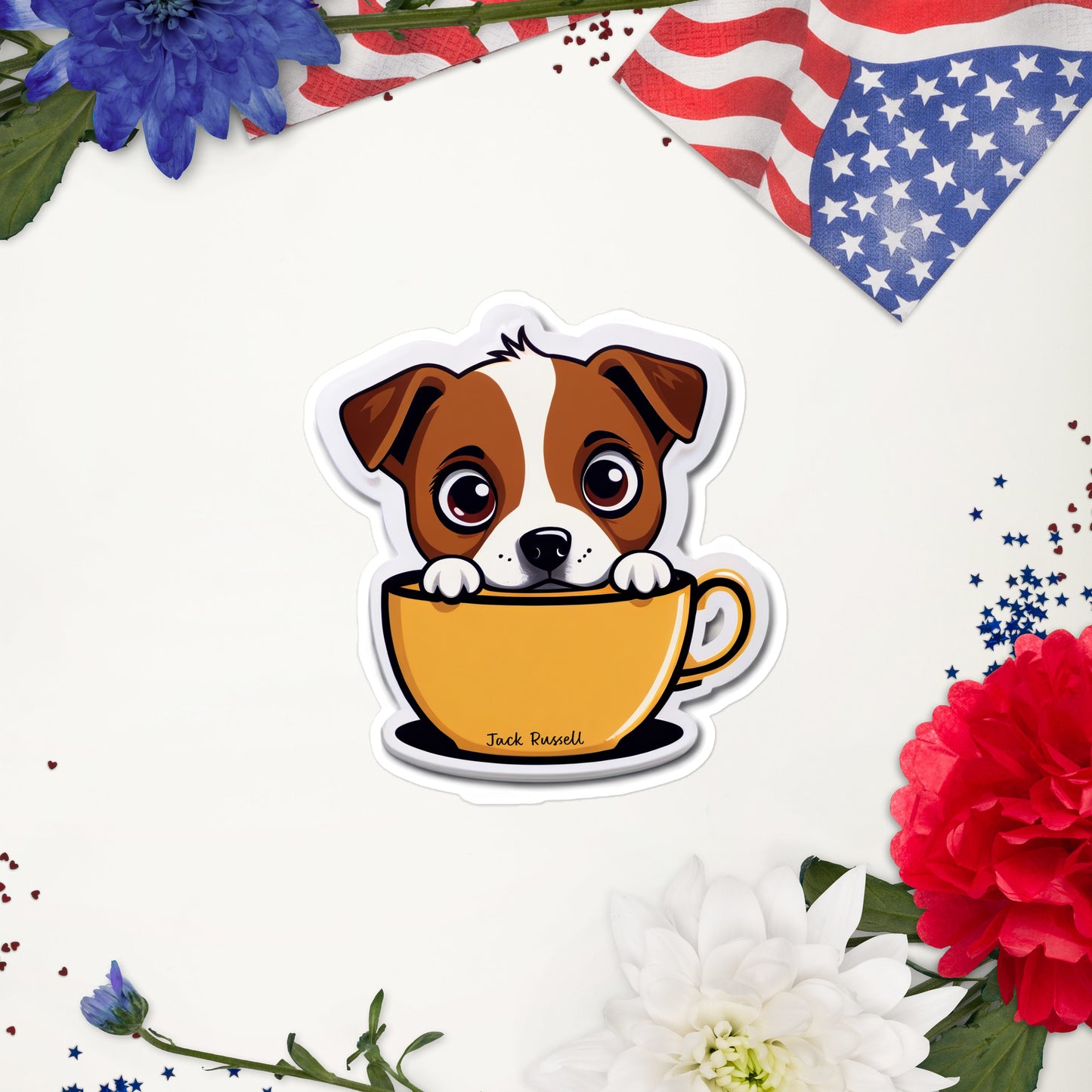 Jack Russell Bubble-free sticker
