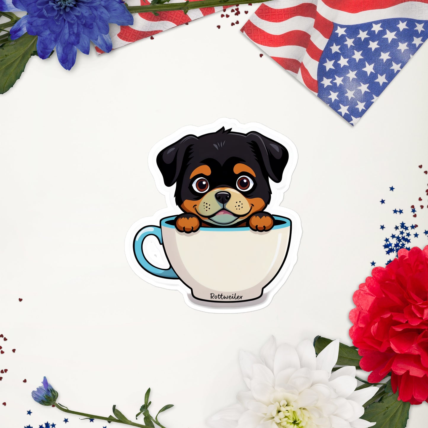 Rottweiler Bubble-free sticker