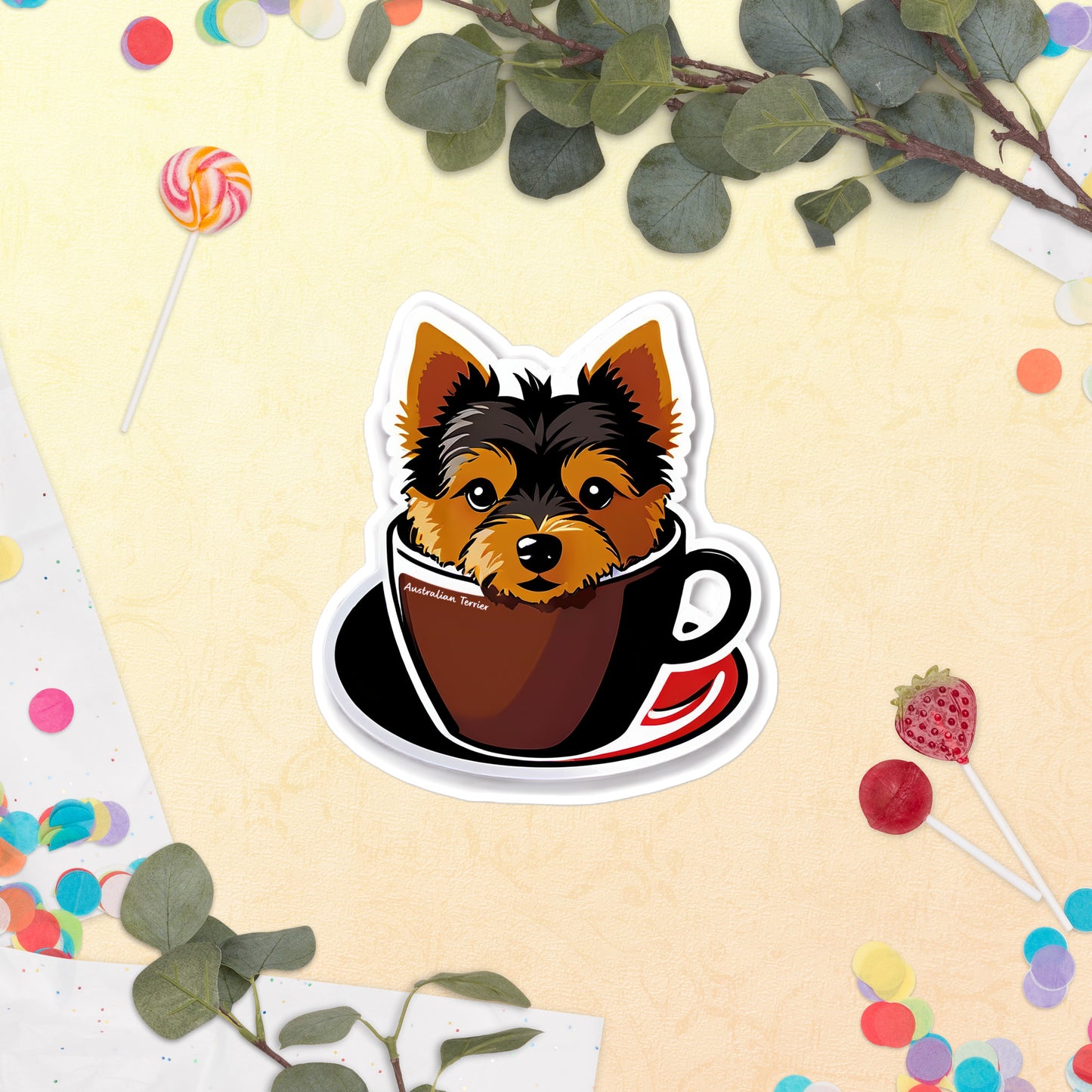 Australian Terrier Bubble-free sticker