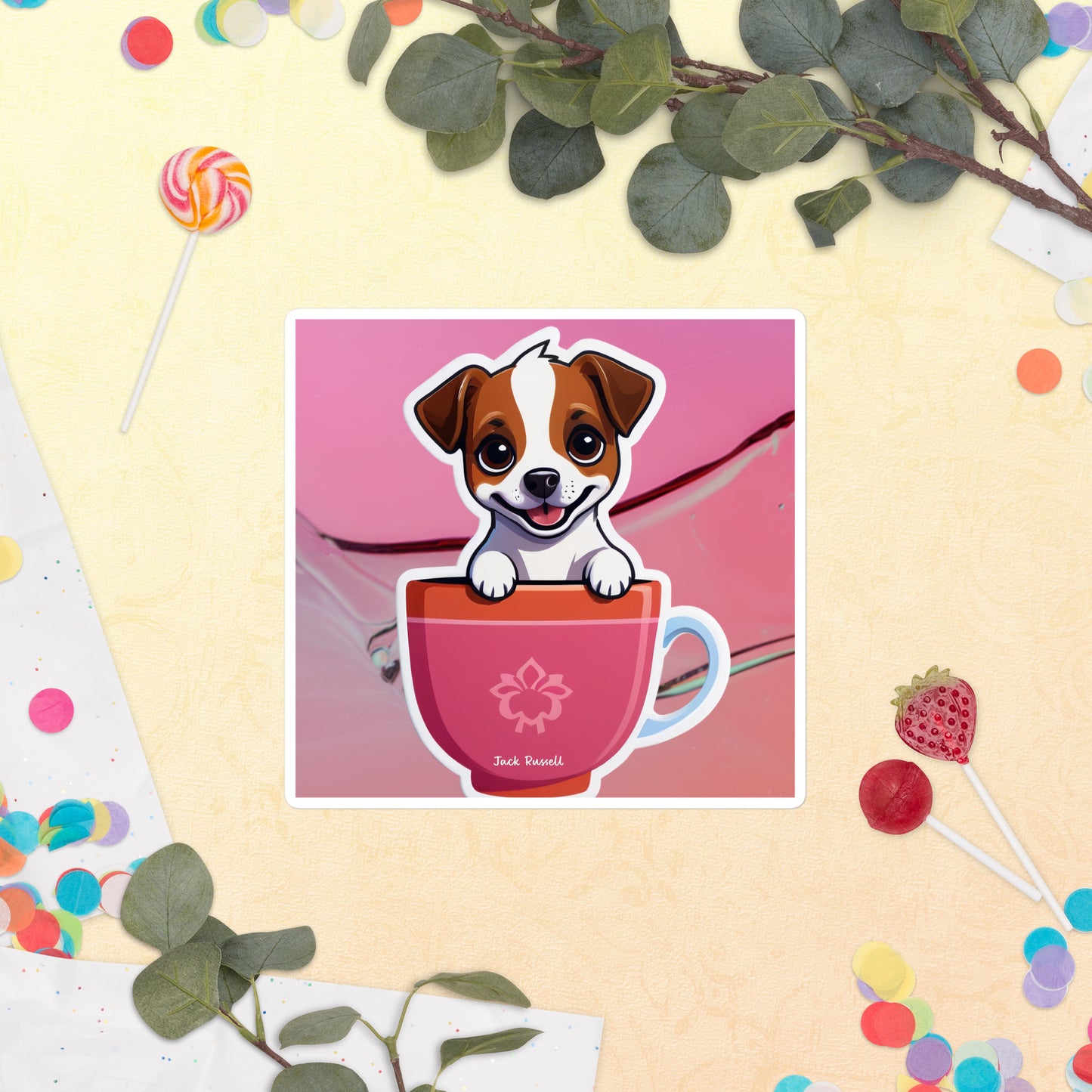 Jack Russell Bubble-free sticker