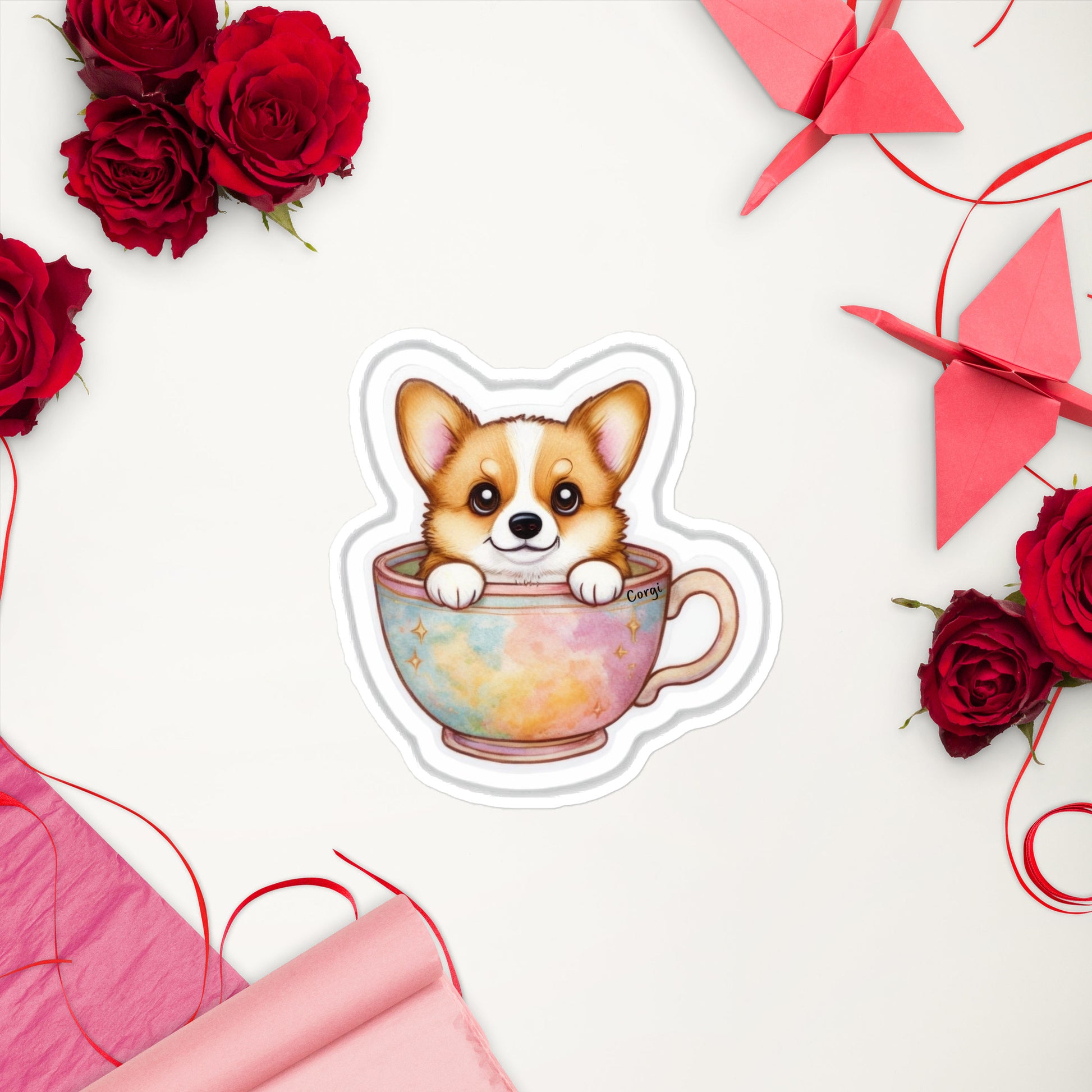 Corgi Bubble-free sticker