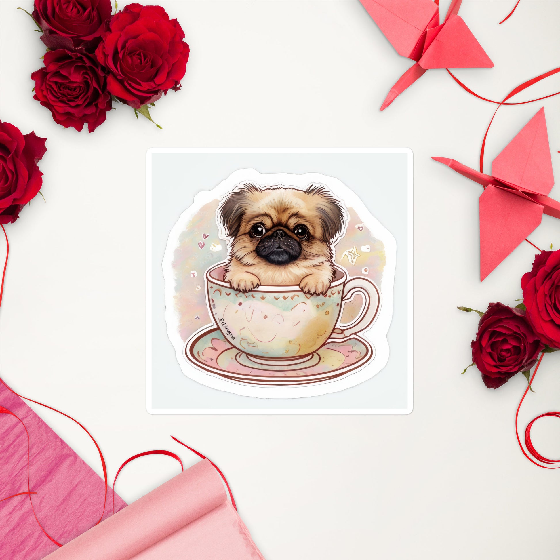 Pekingese Bubble-free sticker