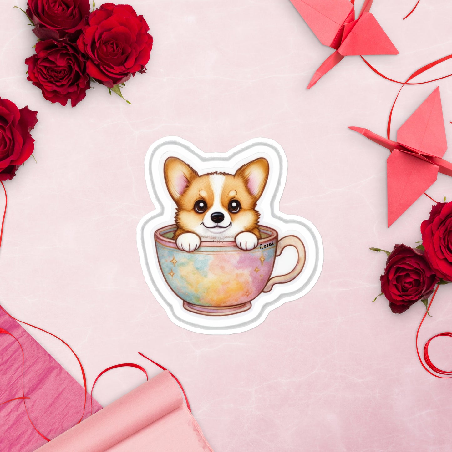 Corgi Bubble-free sticker