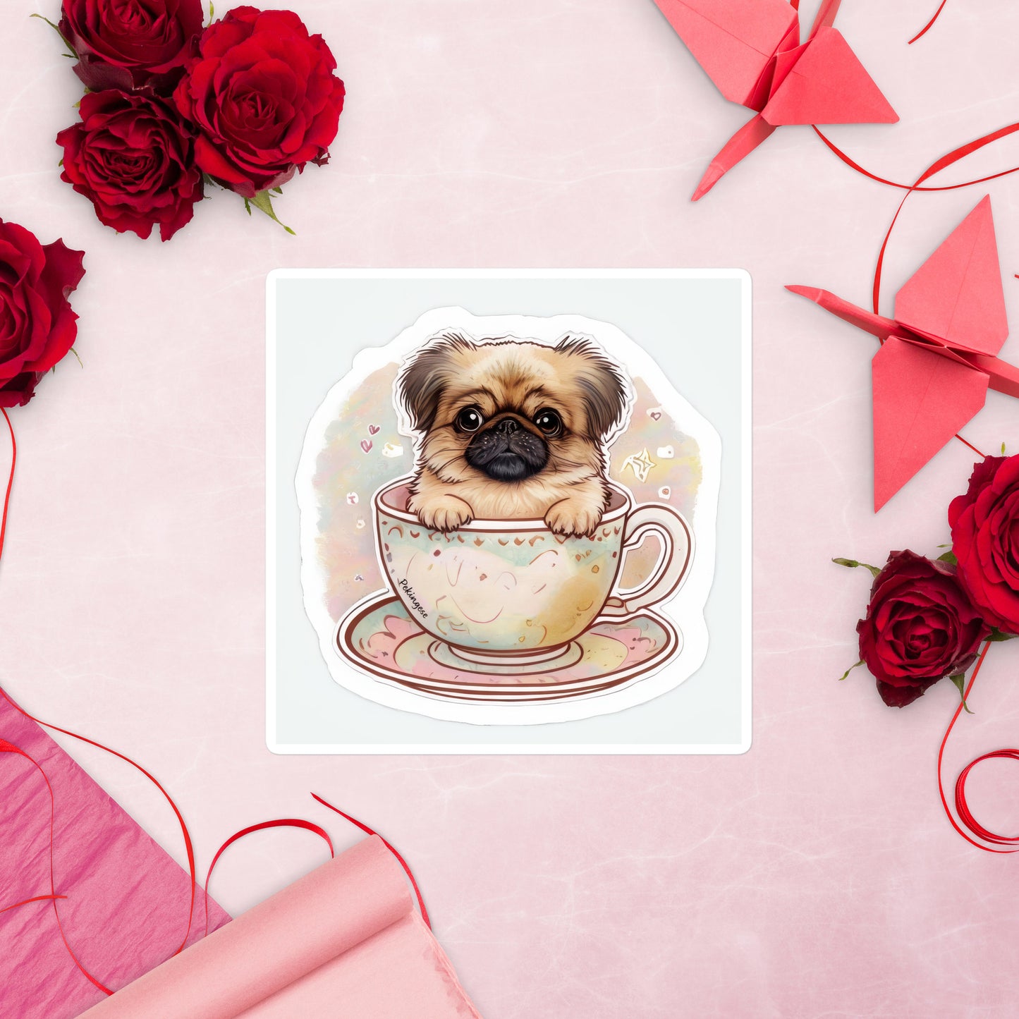 Pekingese Bubble-free sticker