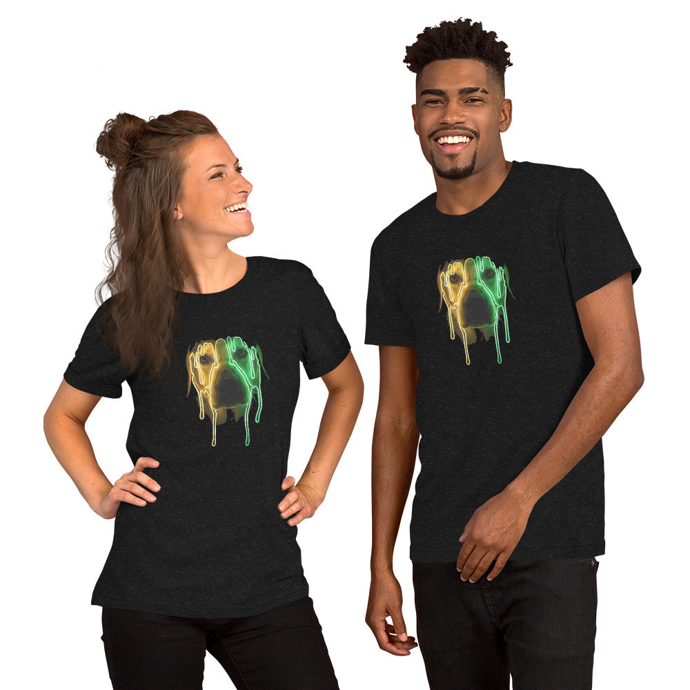 Dripping Neon Unisex t-shirt