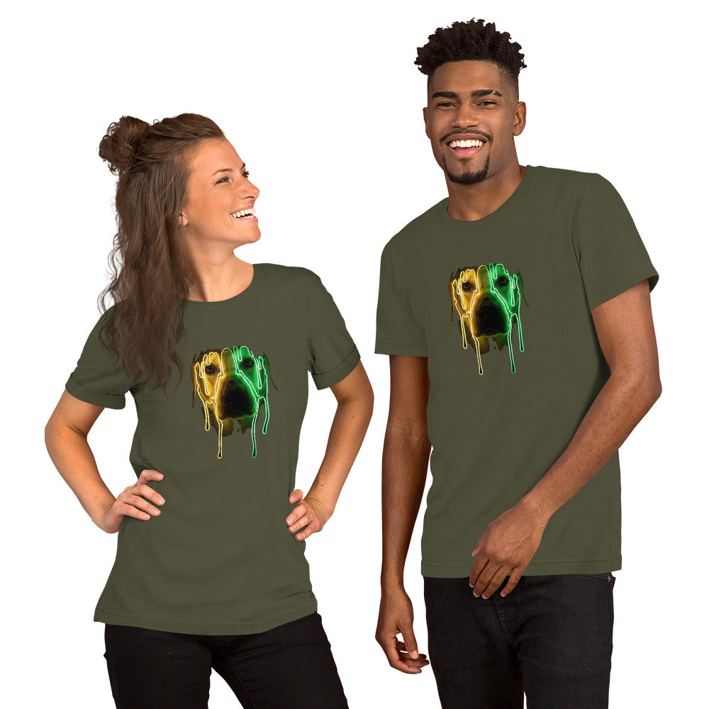Dripping Neon Unisex t-shirt