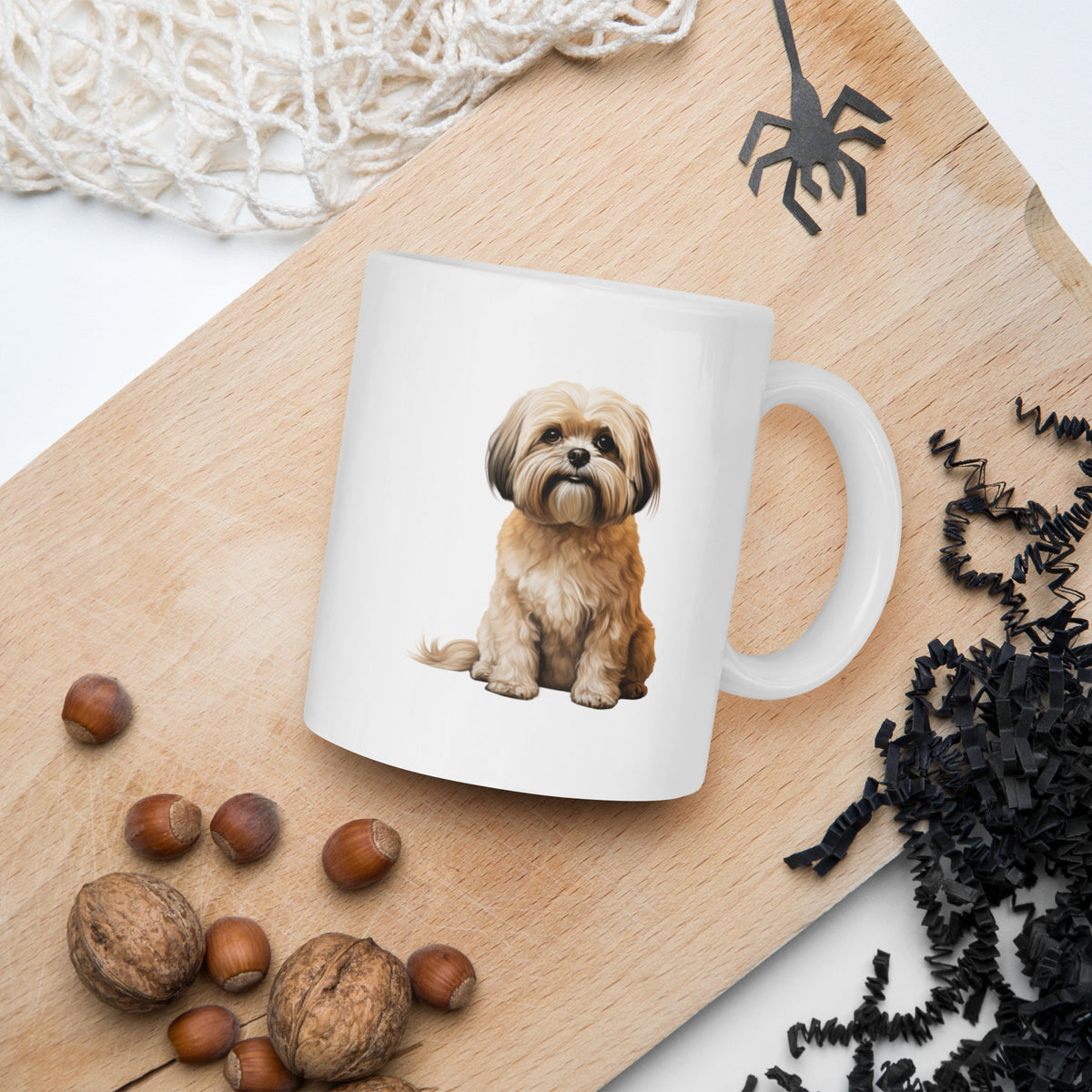 Lhasa Aspo white glossy mug
