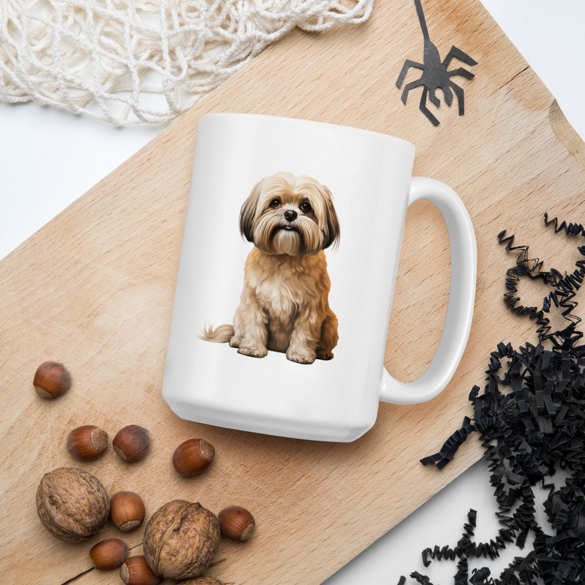 Lhasa Aspo white glossy mug